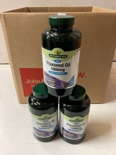 Lot 801  
            Nottingham SR2 - Delivery Only 

                
BOX OF FLAXSEED OIL 1000MG (BBE 03/27)