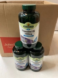 Lot 803  
            Nottingham SR2 - Delivery Only 

                
BOX OF FLAXSEED OIL 1000MG (BBE 03/27)