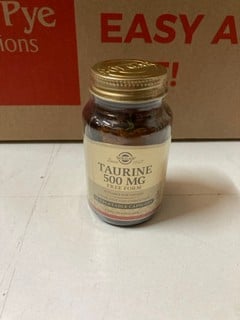 Lot 805  
            Nottingham SR2 - Delivery Only 

                
BOX OF SOLGAR TAURINE 500MG (BBE 01/27)