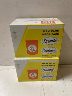 Lot 847  
            Nottingham SR2 - Delivery Only 

                
2 X DREAMIES CATISFACTIONS (BB 10/11/26)