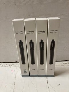 Lot 857  
            Nottingham SR2 - Delivery Only 

                
4 X INVISIBLE SELFIE STICK AND TRIPOD