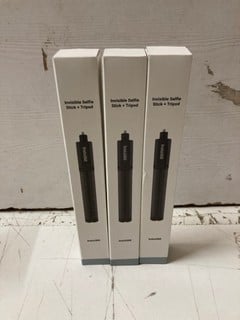 Lot 864  
            Nottingham SR2 - Delivery Only 

                
3 X INVISIBLE SELFIE STICK AND TRIPOD