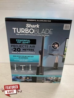 Lot 8  
            Nottingham SR2 - Delivery Only 

                
SHARK TURBO BLADE HIGH SPEED MULTI DIRECTIONAL COOLING FAN SYSTEM ORIGINAL RRP: £...