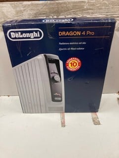 Lot 95  
            Nottingham SR2 - Delivery Only 

                
DELONGHI DRAGON 4 PRO ELECTRIC OIL FILLED RADIATOR