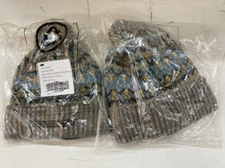 Lot 973  
            Nottingham SR2 - Delivery Only 

                
2 X FIRST FROST FAIR ISL BEANIE ORIGINAL RRP: £40.00 EACH