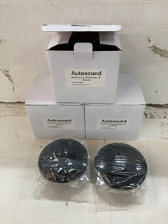 Lot 996  
            Nottingham SR2 - Delivery Only 

                
3 X AUTOSOUND MARINE LOUDSPEAKER -6"