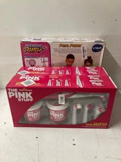 Lot 117  
            Nottingham SR3 - Delivery Only 

                
3 X ITEMS TO INCLUDE THE PINK STUFF MIRACLE SCRUBBER KIT