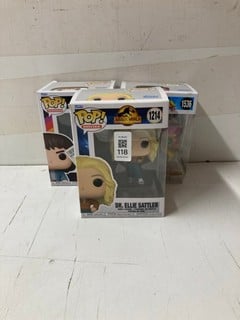 Lot 118  
            Nottingham SR3 - Delivery Only 

                
3 X FUNKO POP TO INCLUDE STRANGER THINGS