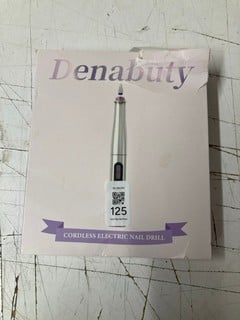Lot 125  
            Nottingham SR3 - Delivery Only 
                
DENABUTY CORDLESS ELECTRIC NAIL DRILL