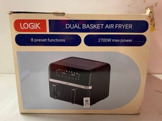 Lot 215  
            Nottingham SR3 - Delivery Only 

                
LOGIK 8L DUAL BASKET AIR FRYER