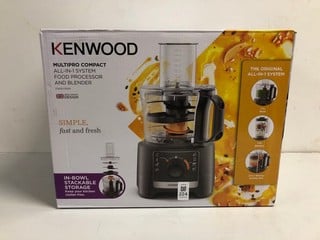 Lot 224  
            Nottingham SR3 - Delivery Only 

                
KENWOOD MULTI PRO COMPACT ALL IN ONE FOOD PROCESSOR