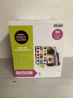 Lot 238  
            Nottingham SR3 - Delivery Only 

                
DELONGHI NESCAFE DOLCE GUSTO MINI ME STARTER KIT