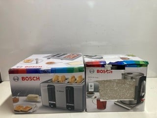 Lot 250  
            Nottingham SR3 - Delivery Only 

                
2 X ITEMS TO INCLUDE BOSCH 4 SLICE TOASTER