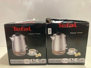 Lot 257  
            Nottingham SR3 - Delivery Only 

                
2 X ITEMS TO INCLUDE TEFAL COPPER TOUCH KETTLE