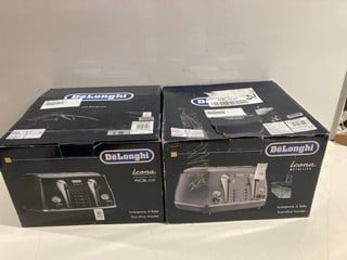 Lot 263  
            Nottingham SR3 - Delivery Only 

                
2 X ITEMS TO INCLUDE DELONGHI 4 SLICE TOASTER