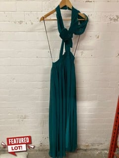 Lot 28  
            Nottingham SR3 - Delivery Only 
                
WOMEN'S DESIGNER GALAPAGOS DRESS UK SIZE 4 (GREEN) ORIGINAL RRP $895 USD