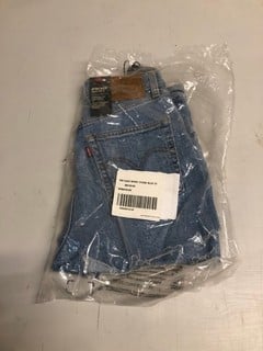 Lot 402  
            Nottingham SR3 - Delivery Only 
                
LEVI RIB CAGE SHORTS VINTAGE DENIM SIZE: 25