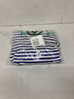 Lot 454  
            Nottingham SR3 - Delivery Only 
                
CLASSIC STRIPED CREW JUMPER IN BLUE AND WHITE SIZE: L ORIGINAL RRP £88