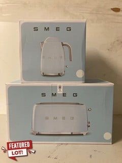 Lot 5  
            Nottingham SR3 - Delivery Only 
                
SMEG TOASTER AND KETTLE SET ORIGINAL RRP £233