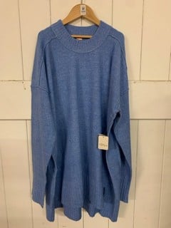 Lot 649  
            Nottingham SR3 - Delivery Only 
                
WOMEN'S WATERFALL HEATHER BLUE JUMPER SIZE: M ORIGINAL RRP £158