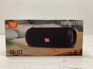 Lot 698  
            Nottingham SR3 - Delivery Only 
                
T&G-117 PORTABLE WIRELESS SPEAKER