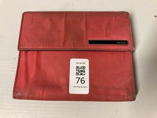 Lot 76  
            Nottingham SR3 - Delivery Only 

                
PRADA BI FOLD WALLET