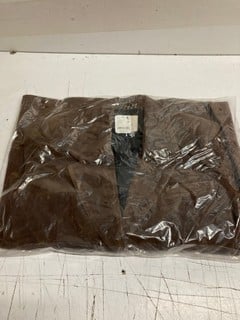 Lot 783  
            Nottingham SR3 - Delivery Only 
                
WOMEN'S DESIGNER PAPER CUT VEGAN BLAZER S (BROWN) ORIGINAL RRP £168