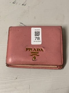 Lot 78  
            Nottingham SR3 - Delivery Only 

                
PRADA PINK SHORT WALLET