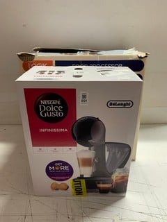 Lot 891  
            Nottingham SR3 - Delivery Only 

                
2 X ITEMS TO INCLUDE DELONGHI NESCAFE DOLCE GUSTO INFINISSIMA COFFEE MACHINE