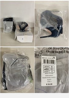 Lot 830  
            Nottingham SR5 - Delivery Only 

                
2 X PAIRS OF SHOES TO INC SELECT ROUCHED LONG BOOTS SIZE:4