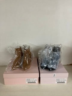 Lot 834  
            Nottingham SR5 - Delivery Only 

                
2 X PAIRS OF JUSTFAB SHOES TO INC BOOTIES,JESSE,RHODANNA SIZE:6