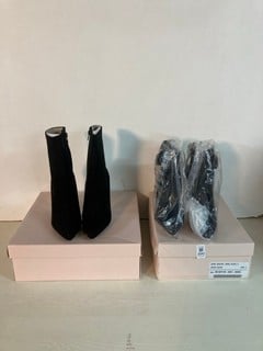 Lot 890  
            Nottingham SR5 - Delivery Only 

                
2 X PAIRS OF JUSTFAB SHOES TO INC BOOTIES,JESSE,SIZE:6