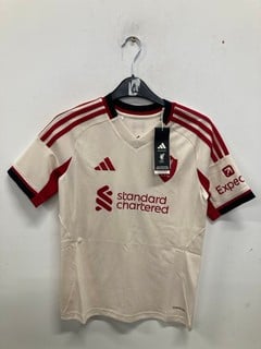 Lot 1012  
            Nottingham SR9 - Delivery Only 

                
KIDS ADIDAS LIVERPOOL 2025/26 AWAY WIRTZ 7 JERSEY UK SIZE 11-12 YEARS
