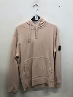 Lot 1082  
            Nottingham SR9 - Delivery Only 

                
STONE ISLAND SALMON PINK HOODIE UK SIZE S