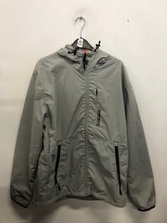 Lot 1099  
            Nottingham SR9 - Delivery Only 

                
NAPAPIJRI GREY WINDBREAKER JACKET UK SIZE L