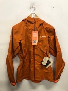 Lot 1112  
            Nottingham SR9 - Delivery Only 

                
BERGHAUS WOMENS SUMMIT SEEKER GTX ORANGE JACKET UK SIZE 10
