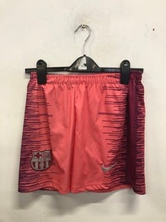 Lot 1138  
            Nottingham SR9 - Delivery Only 

                
NIKE BARCELONA RED FOOTBALL SHORTS UK SIZE 152