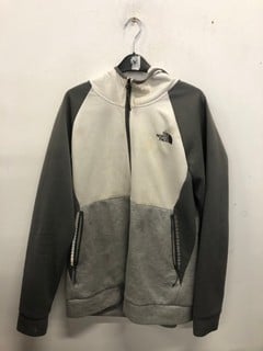 Lot 1148  
            Nottingham SR9 - Delivery Only 

                
THE NORTH FACE WHITE/GREY ZIP-UP HOODIE UK SIZE XL