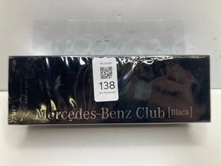 Lot 138  
            Nottingham SR9 - Delivery Only 

                
MERCEDES BENZ CLUB - BLACK EAU DE TOILETTE - 100ML - SEALED