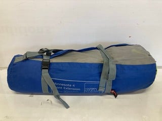 Lot 16  
            Nottingham SR9 - Delivery Only 

                
OUTWELL MINNESOTA 4 FRONT EXTENSION TENT