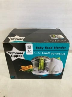 Lot 17  
            Nottingham SR9 - Delivery Only 

                
TOMMEE TIPPEE BABY FOOD BLENDER