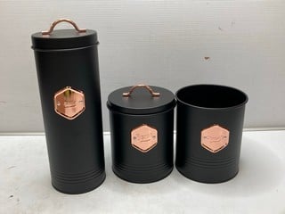 Lot 181  
            Nottingham SR9 - Delivery Only 

                
COOKS PROFESSIONAL 7PCS KITCHEN STORAGE SET