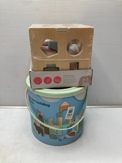 Lot 197  
            Nottingham SR9 - Delivery Only 

                
2 X CHAD VALLEY ITEMS INC WOODEN SHAPE SORTER