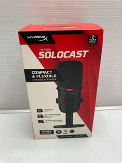 Lot 214  
            Nottingham SR9 - Delivery Only 

                
HYPERX SOLOCAST COMPACT MICROPHONE