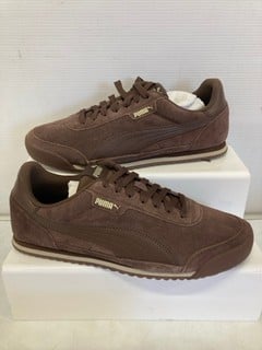 Lot 21  
            Nottingham SR9 - Delivery Only 

                
PUMA TURINO 11 SD ESPRESSO BROWN TRAINERS UK SIZE 8