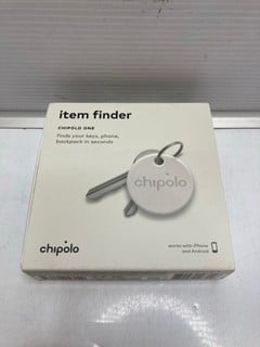 Lot 230  
            Nottingham SR9 - Delivery Only 

                
CHIPOLO ITEM FINDER