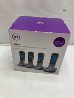 Lot 239  
            Nottingham SR9 - Delivery Only 

                
BT BT7660 HOME PHONES - 4 HANDSETS