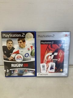 Lot 25  
            Nottingham SR9 - Delivery Only 

                
2 X PS2 GAMES INC GRAN TURISMO 3 PLATINUM EDITION