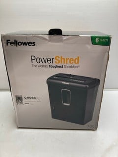 Lot 283  
            Nottingham SR9 - Delivery Only 

                
FELLOWES POWERSHRED CROSS CUT SHREDDER