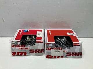 Lot 476  
            Nottingham SR9 - Delivery Only 

                
2 X SRAM 11-SPEED BICYCLE CASSETTE SPROCKET